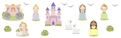 VĂ€ggdekor: Prinsessor