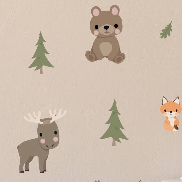 Wallstickers med älg