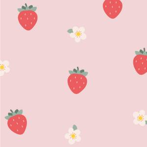 jordgubbar wallstickers