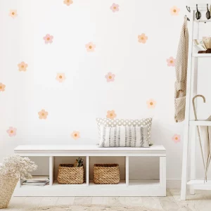 Väggdekor tusenskönor Blush