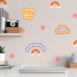 Väggdekor - wallstickers - flamingor