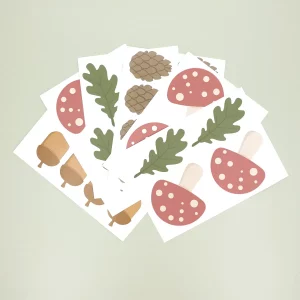 Wallstickers - väggdekor för barn - skog