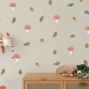 Wallstickers - väggdekor för barn - skog