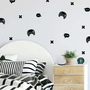 Väggdekor - wallstickers - gejmingkontrollll