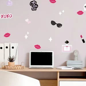 Väggdekor - wallstickers - make up