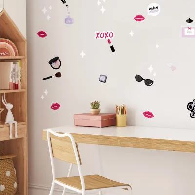 Väggdekor - wallstickers - make up