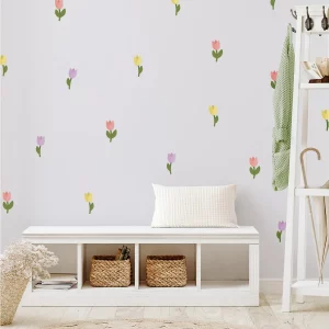 wallstickers - väggdekor - tulpaner