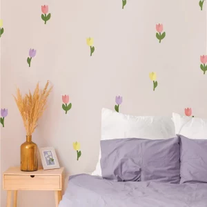 wallstickers - väggdekor - tulpaner