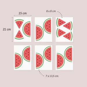 väggdekor vattenmelon