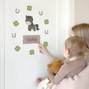 Personlig Dør-stickers børn