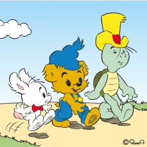 Bamse världens starkaste björn namnlappar till flaskan, kläder och skor
