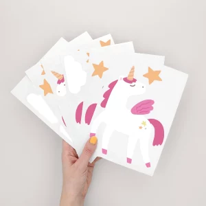 Enhörning med vingar Wallstickers