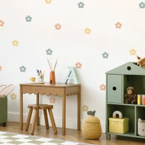 Väggdekor - wallstickers - blommor