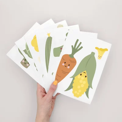 Väggdekor med grönsaker